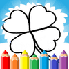 4 Leaf Clover Coloring Page: Play The Digital Art Escape